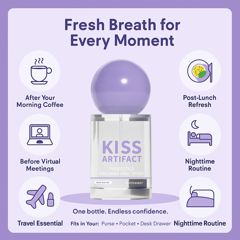 Kiss Artifact™ Probiotic Mint Revival Spray