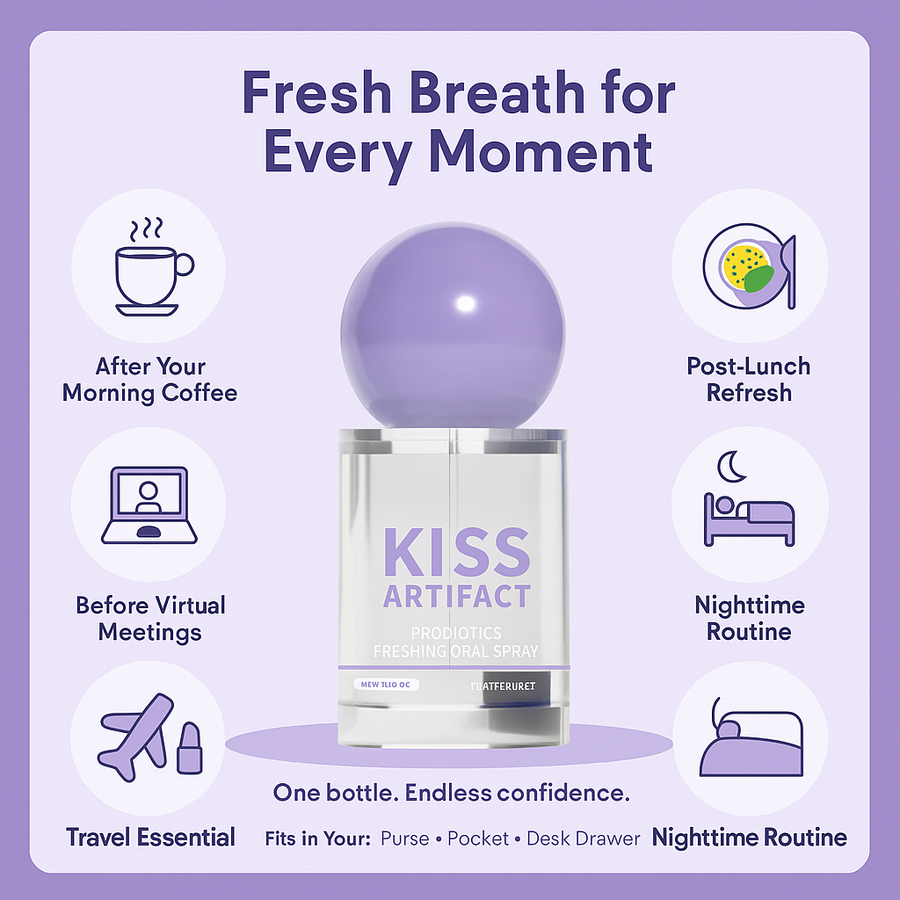 Kiss Artifact™ Probiotic Mint Revival Spray