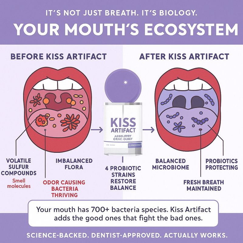 Kiss Artifact™ Probiotic Mint Revival Spray